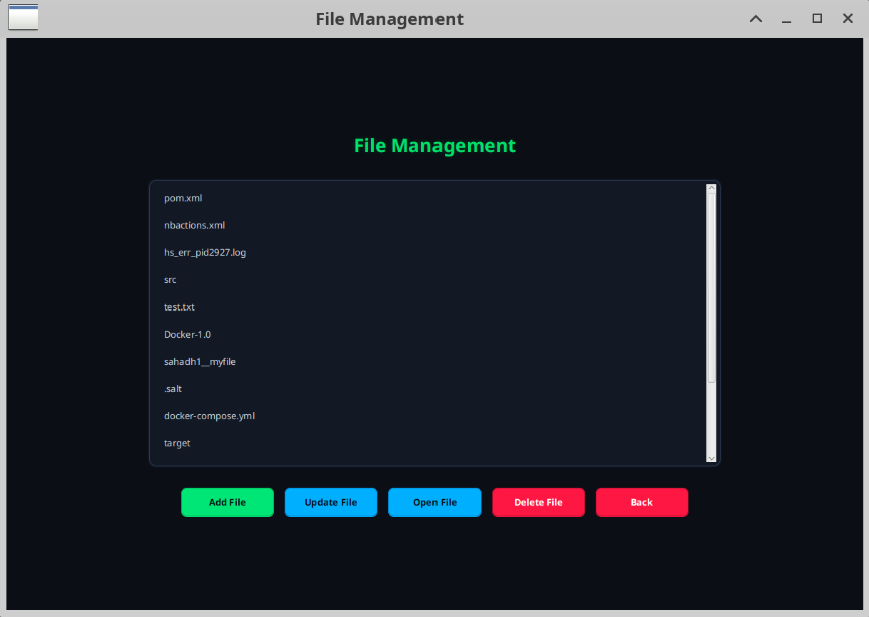 Distributed Cluster Administration Hub screenshot 3